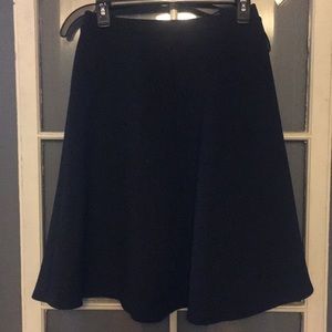 Modcloth Black A-Line Skater Skirt